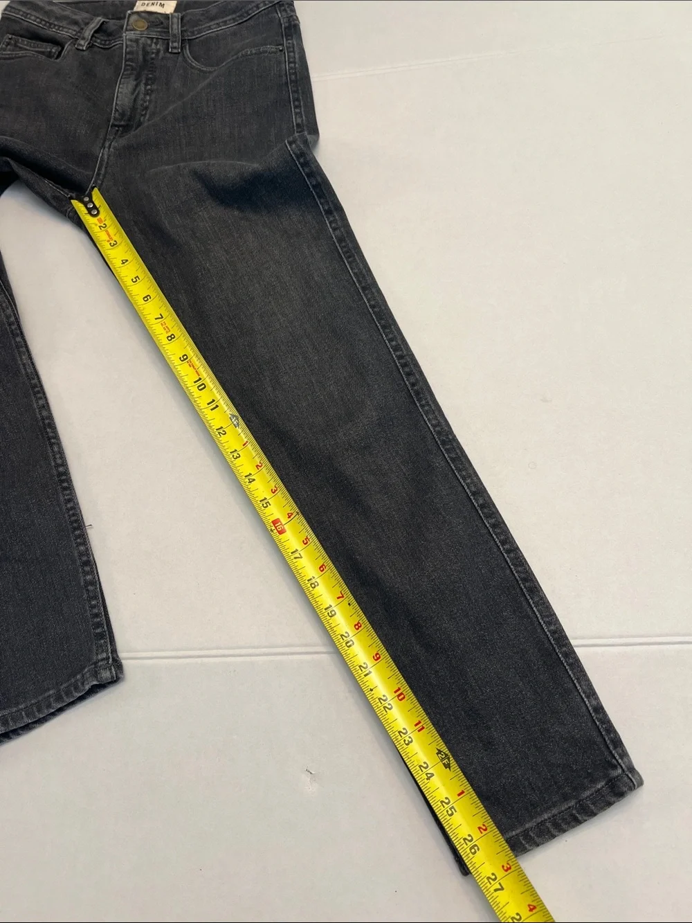 SEZANE DENIM BLACK/ GRAY JEANS SIZE 36=US 4